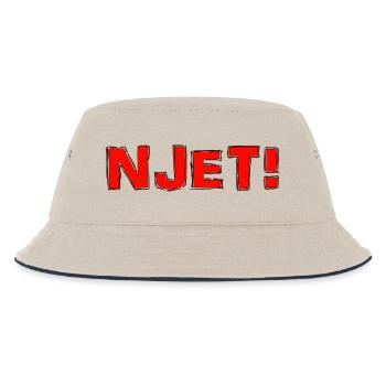 Njet sans russe, histoire d’humour drôle et cool - Bob Enfant - blanc cassé/bleu marine - Devant