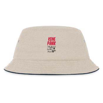 Erste Hilfe Kuss Medizin Liebe Gesundheit Geschenk - Kinder Bucket Hat - Natur/Navy - Vorne