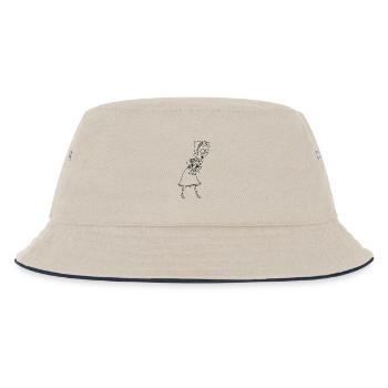 SERBSKA JANKA - kontur - - Kinder Bucket Hat - Natur/Navy - Vorne
