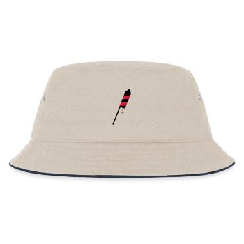 Rakete - Kinder Bucket Hat - Natur/Navy - Vorne