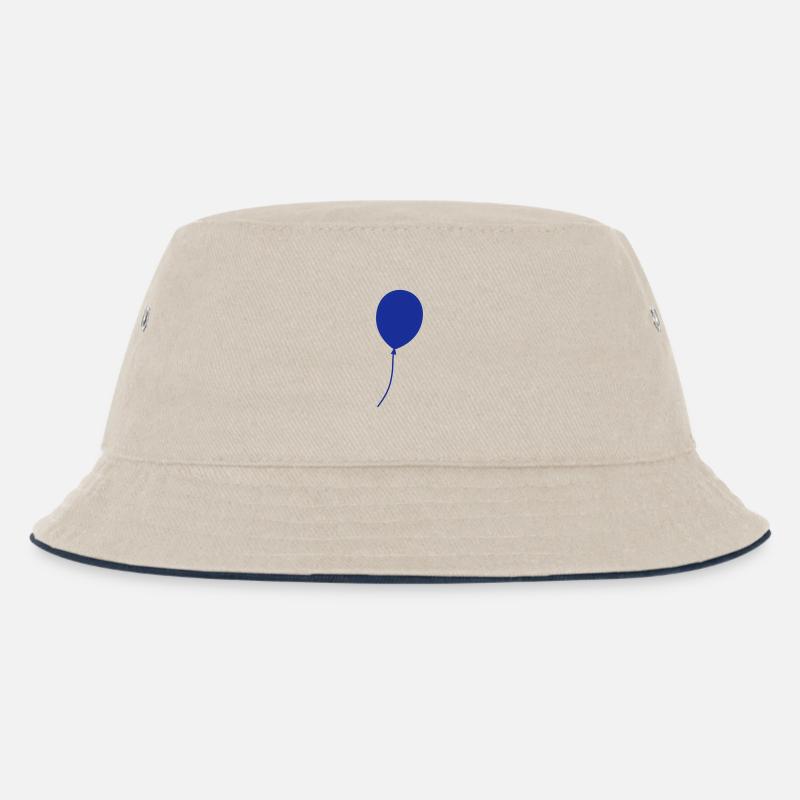 Luftballon - Kinder Bucket Hat - Natur/Navy