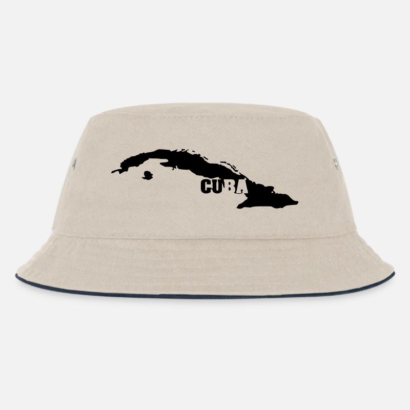 Cuba (ID: 002004) - Bob Enfant - blanc cassé/bleu marine