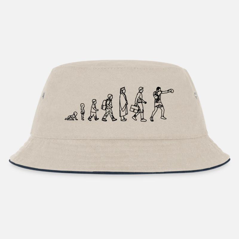 Bokseudviklingen - Bucket Hat til børn - natur/marine