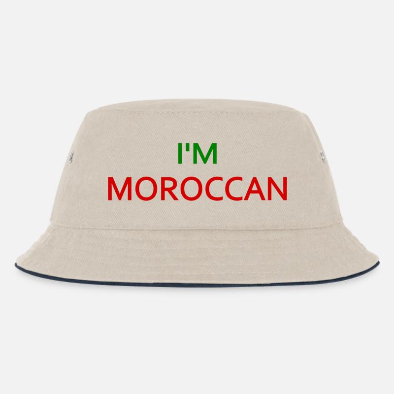 I'm moroccan - Bob Enfant - blanc cassé/bleu marine