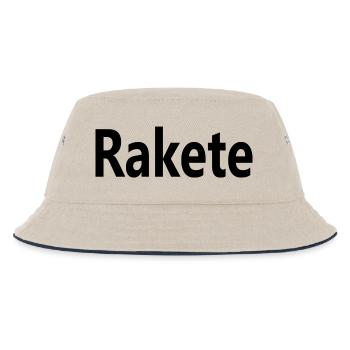 Rakete - Kinder Bucket Hat - Natur/Navy - Vorne
