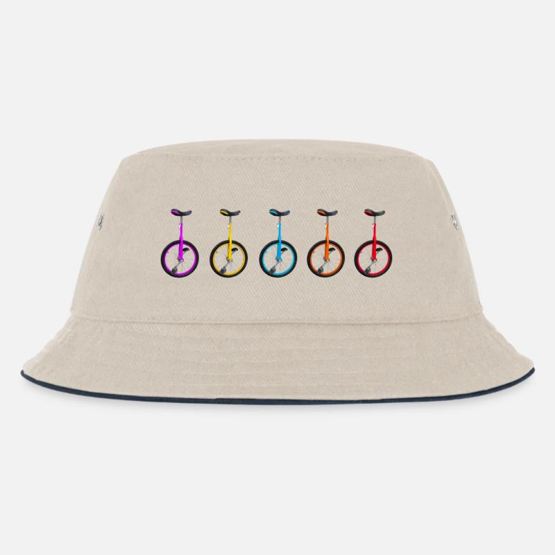 Einrad Oneweel - Kinder Bucket Hat - Natur/Navy