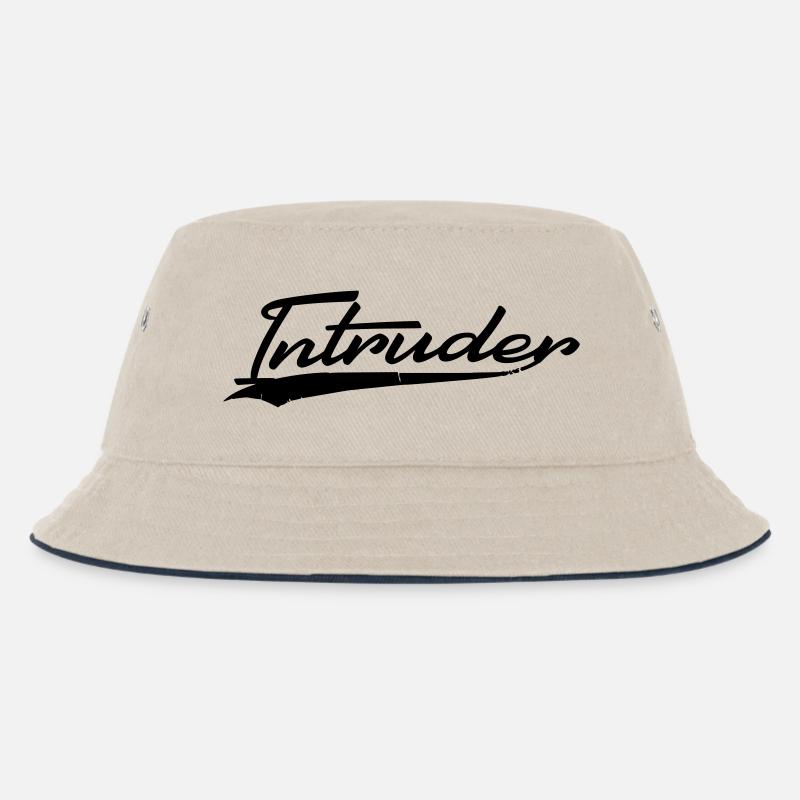 intruder - Kinder Bucket Hat - Natur/Navy