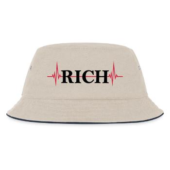 Logo Puls Riche - Bob Enfant - blanc cassé/bleu marine - Devant
