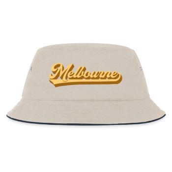 Police rétro Melbourne Gold - Bob Enfant - blanc cassé/bleu marine - Devant