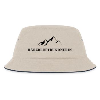 Härzbluetbündnerin Stolze Bündnerin Grisons - Bob Enfant - blanc cassé/bleu marine - Devant