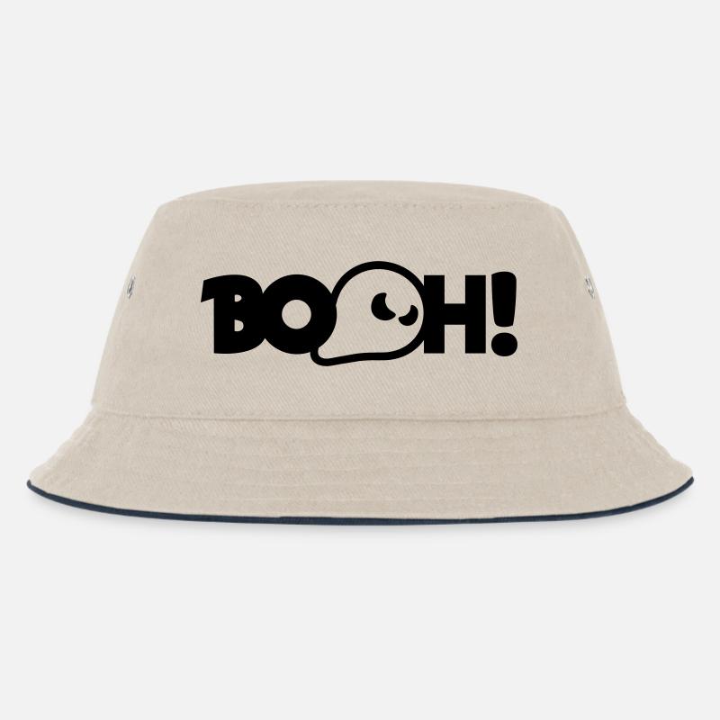 Booh - Kinder Bucket Hat - Natur/Navy