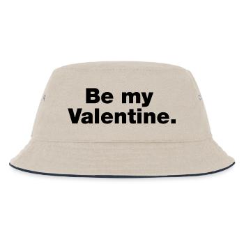 Be my valentine - Kids’ Bucket Hat - ecru/navy - Front