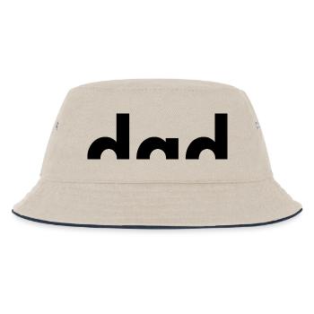 Dad Est. 2026 | Vater | Vatertag - Kinder Bucket Hat - Natur/Navy - Vorne