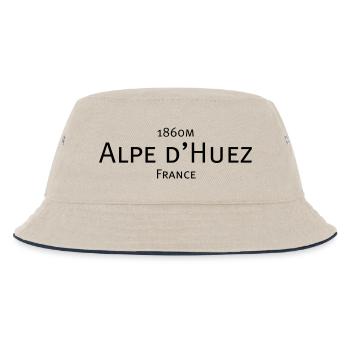 alpe d huez - Kinder Bucket Hat - Natur/Navy - Vorne