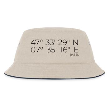 coordinates Basel - Kids’ Bucket Hat - ecru/navy - Front