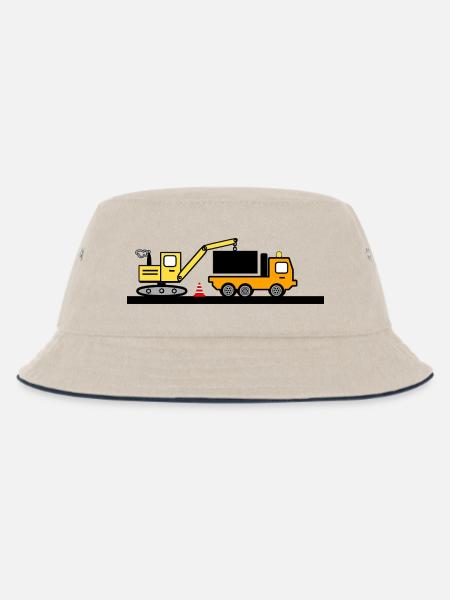 Bagger - Kinder Bucket Hat - Natur/Navy