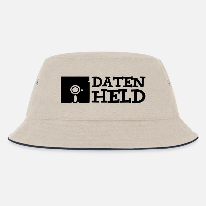 daten_held 1c - Kinder Bucket Hat - Natur/Navy