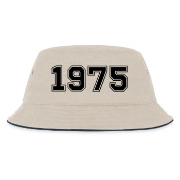 1975 - Kinder Bucket Hat - Natur/Navy - Vorne