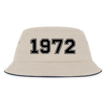 1972 - Kinder Bucket Hat - Natur/Navy - Vorne