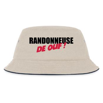 Randonneuse de ouf ! - Bob Enfant - blanc cassé/bleu marine - Devant
