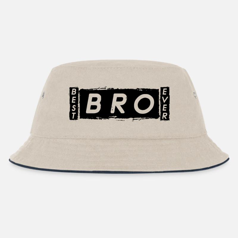 BEST BRO EVER - Bob Enfant - blanc cassé/bleu marine