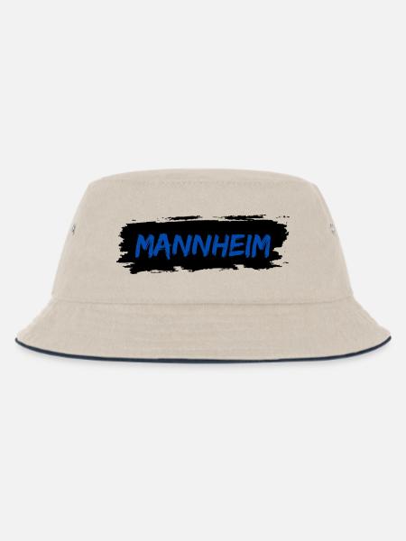 Mannheim - Kinder Bucket Hat - Natur/Navy