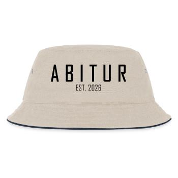 Abitur 2026 - Kinder Bucket Hat - Natur/Navy - Vorne