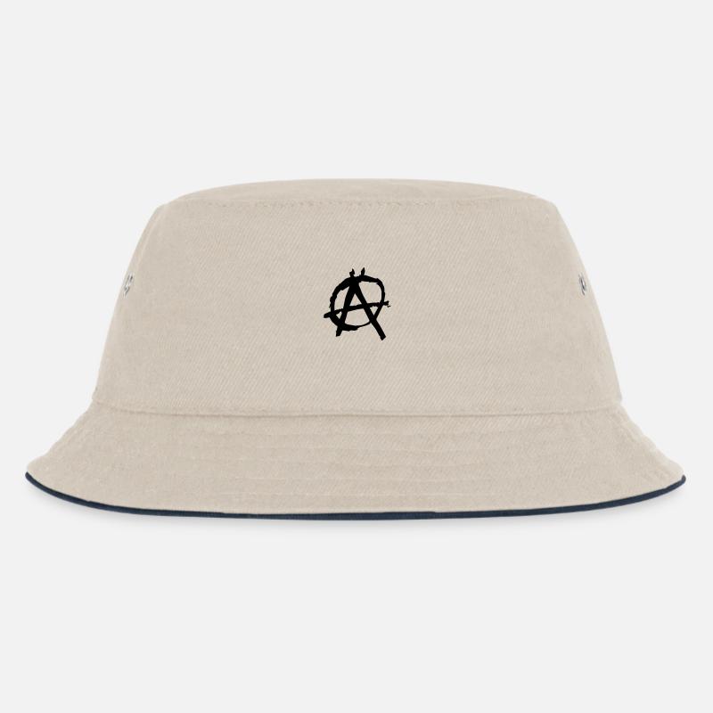 anarchy - Kinder Bucket Hat - Natur/Navy
