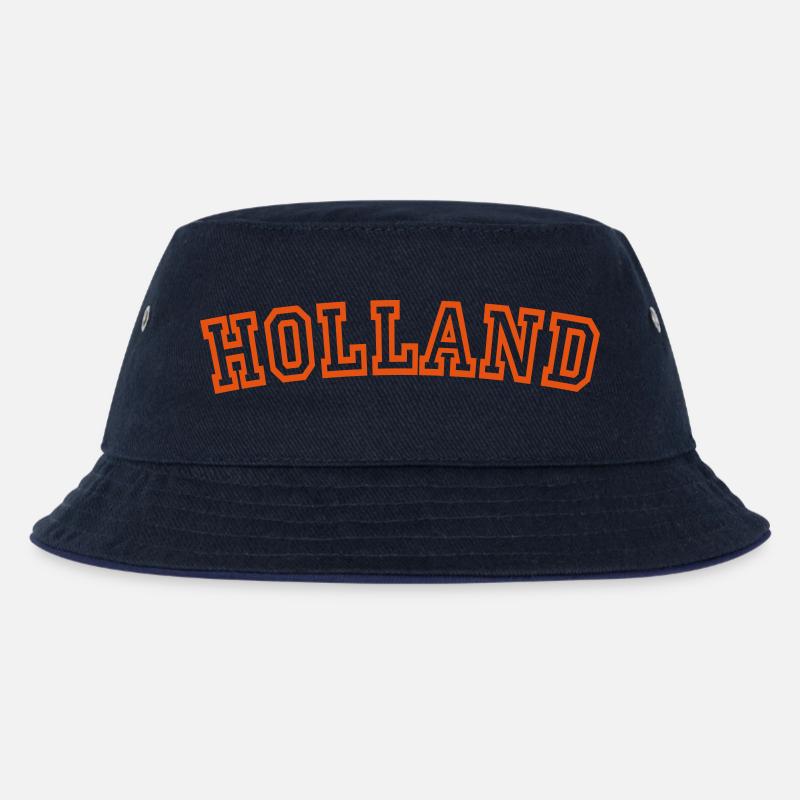 holland - Kinder Bucket Hat - navy/navy