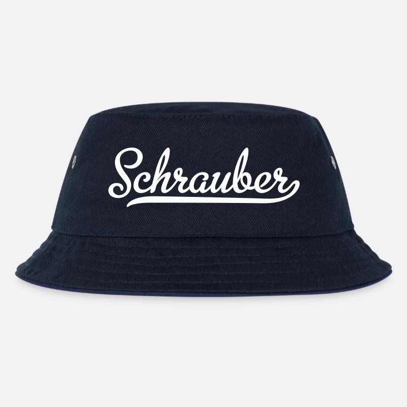 Schrauber - Kinder Bucket Hat - navy/navy