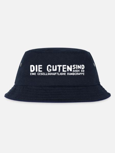 Lustiger Spruch - Kinder Bucket Hat - navy/navy