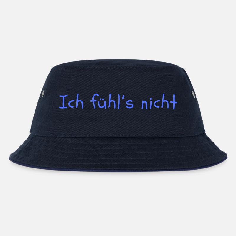 I don't feel it - Kids’ Bucket Hat - navy/navy