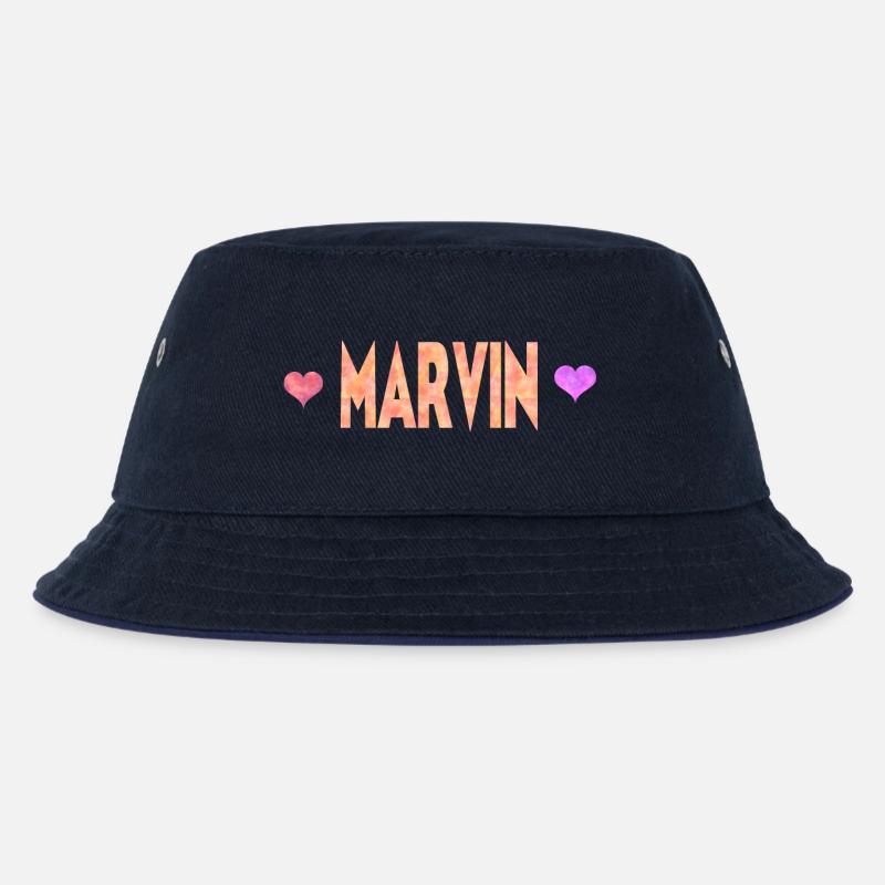 Marvin - Kinder Bucket Hat - navy/navy