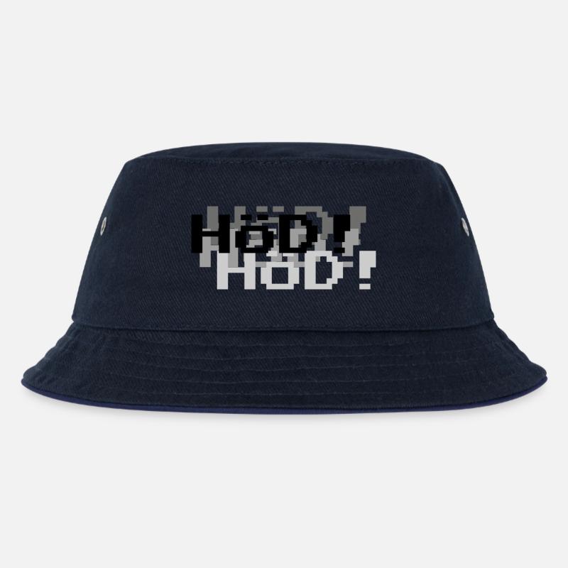 HÖD - Kinder Bucket Hat - navy/navy