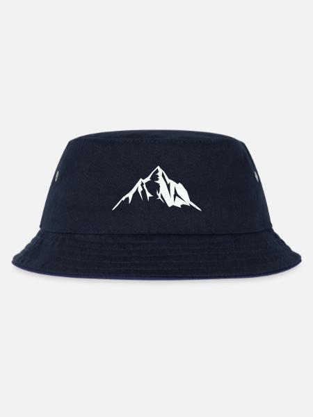 berge berg - Kinder Bucket Hat - navy/navy