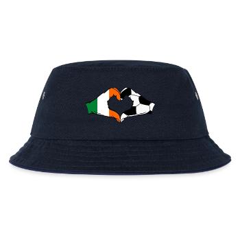 Irlande Football Drapeau Mains Coeur Forme - Bob Enfant - marine/marine - Devant