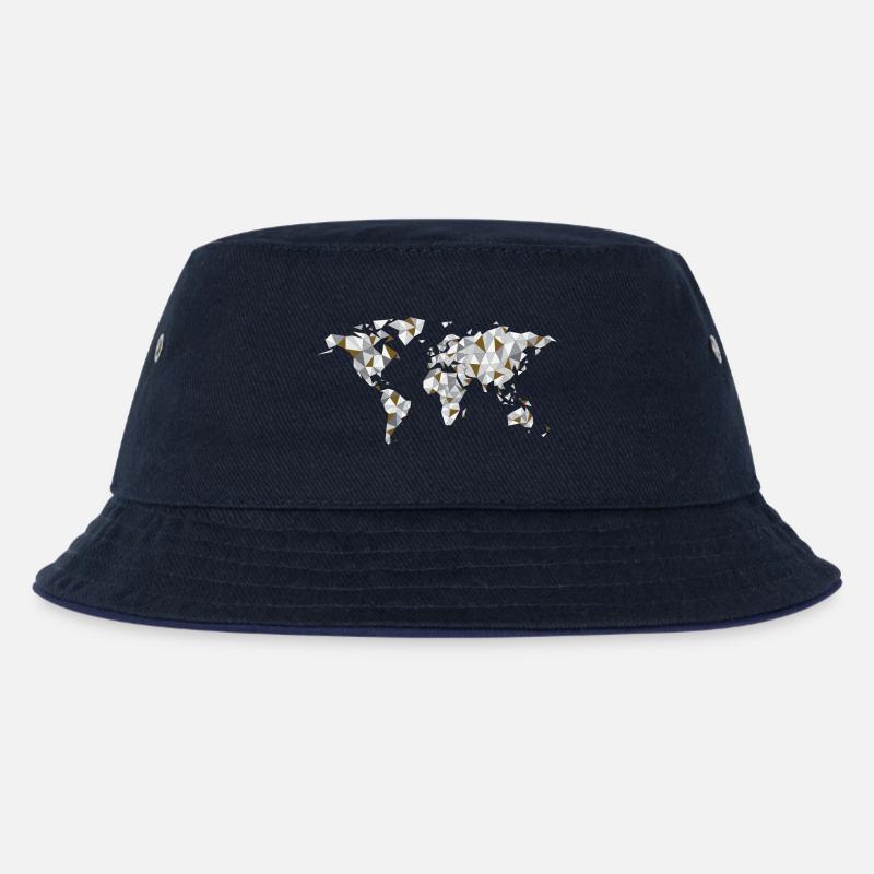 Die Welt - Kinder Bucket Hat - navy/navy