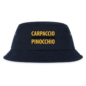 carpaccio ist nicht der vater von pinocchio - Kinder Bucket Hat - navy/navy - Vorne