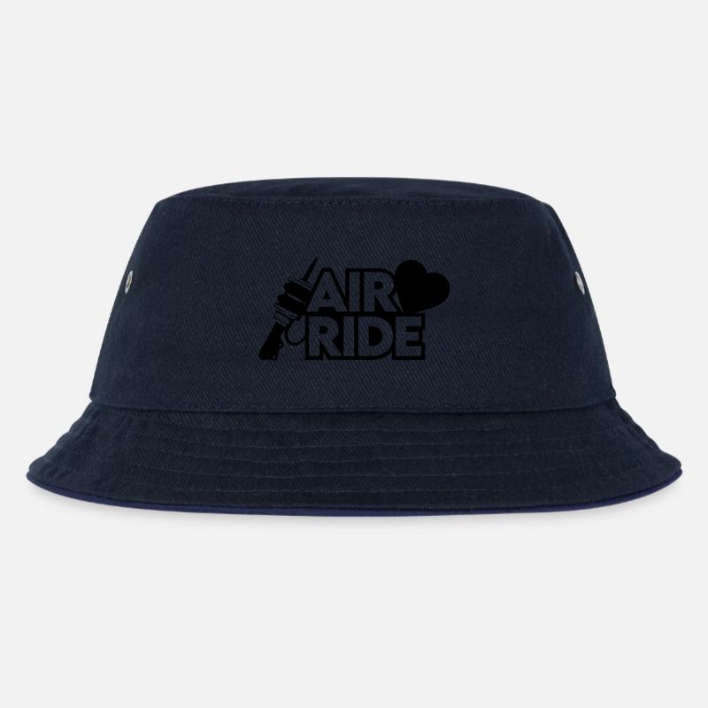 Airride Liebe Herz - Kinder Bucket Hat - navy/navy