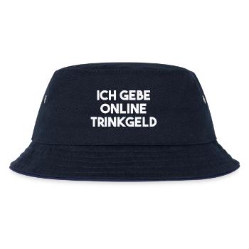 Ich gebe online Trinkgeld Geschenkidee lustig - Kinder Bucket Hat - navy/navy - Vorne