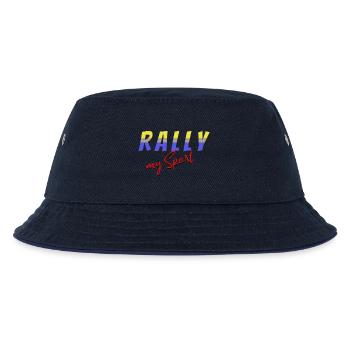 Rally my Sport gelb blau - Kinder Bucket Hat - navy/navy - Vorne