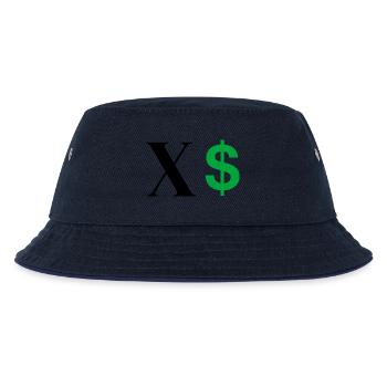 Buchstabe x Dollar - Kinder Bucket Hat - navy/navy - Vorne