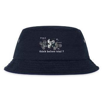 Think before trial? - Kids’ Bucket Hat - navy/navy - Front