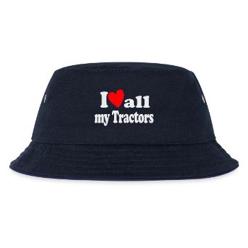 J’aime tous mes tracteurs - Bob Enfant - marine/marine - Devant