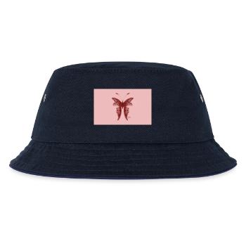 Pink Butterfly for Boys with Style - Kids’ Bucket Hat - navy/navy - Front