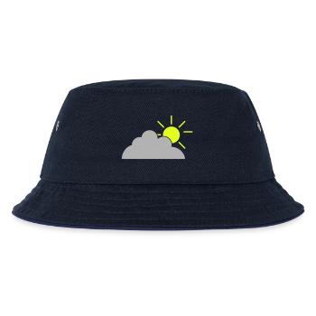Lightly clouded - Kids’ Bucket Hat - navy/navy - Front