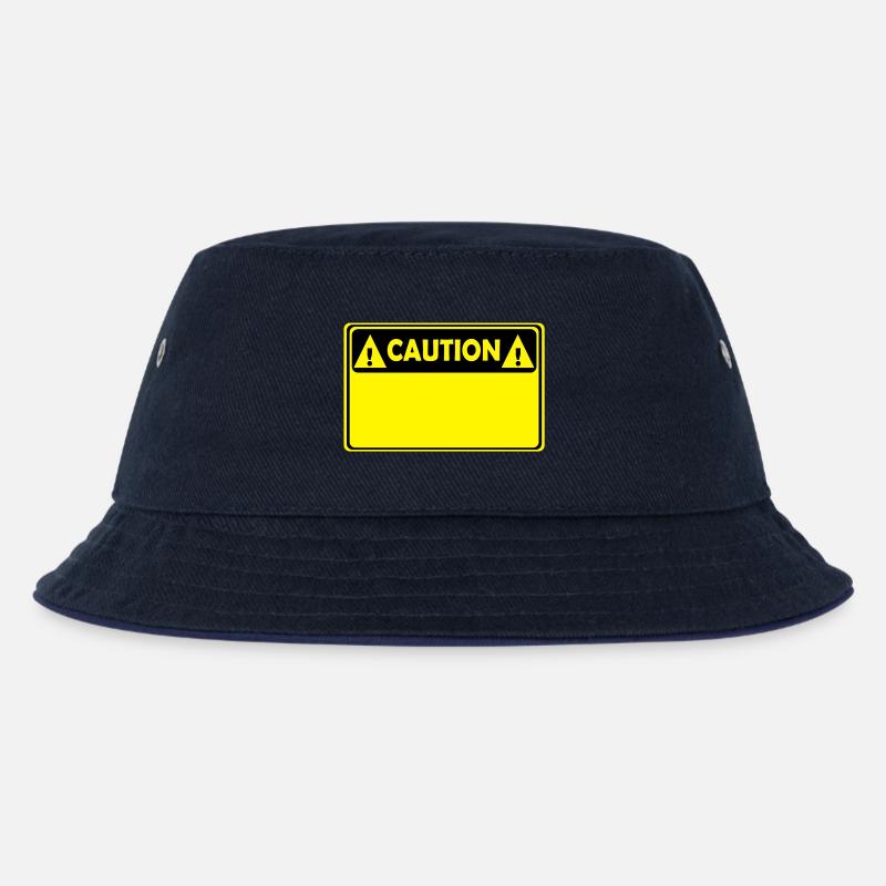CAUTION - Kinder Bucket Hat - navy/navy