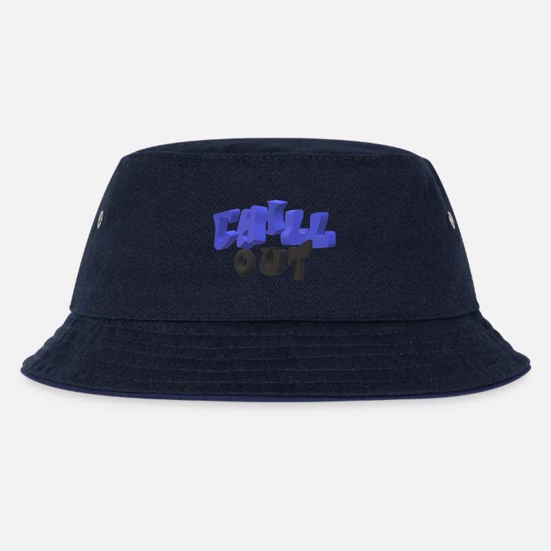 Chill doch - Kinder Bucket Hat - navy/navy