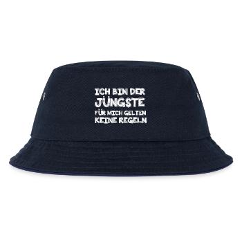 Ich bin der Jüngste - Kinder Bucket Hat - navy/navy - Vorne