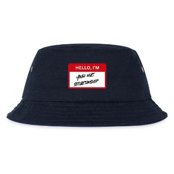 Dating 2024 be like - Kinder Bucket Hat - navy/navy - Vorne